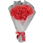 Букет из 7 красных гипсофил